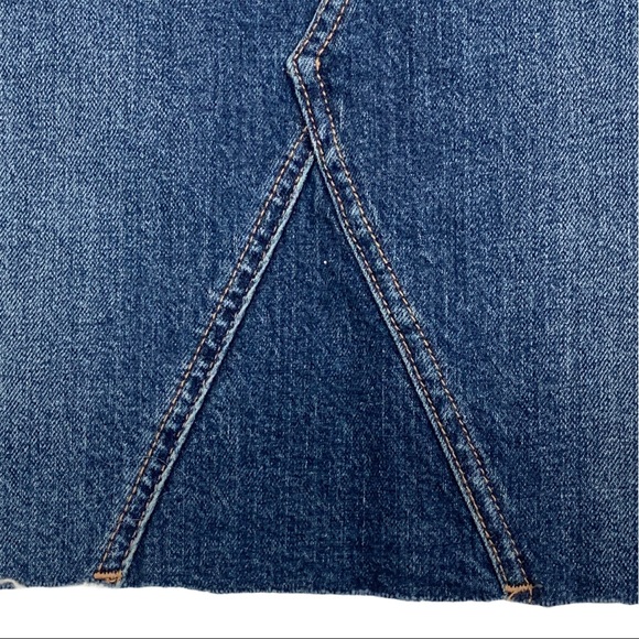 NWT Silver Jeans Co. High Rise Frisco Denim Frayed Hem Mini-Skirt Women's size 0 - Picture 6 of 15